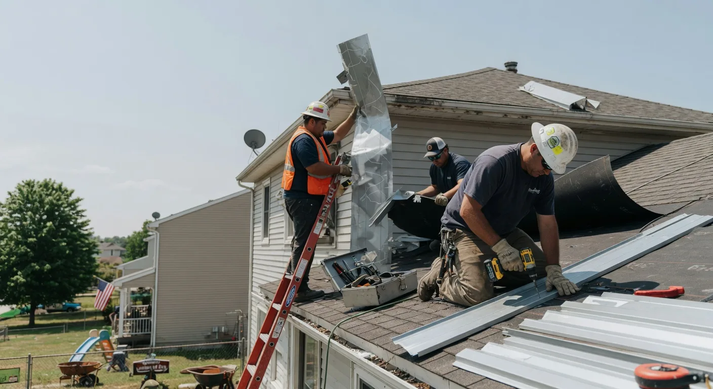 Storm Damage Metal Roof Repair in Saint Johnsville, NY